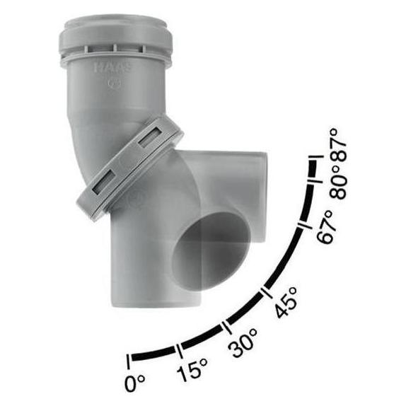 Haas & sohn Naber HTB-S Bogen stufenlos, 0 87°/50 (5045)