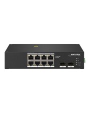 Hikvision SWITCH 8 PORT FAST ETHERNET SMART HARSH POE 8 10/100M PORTS 1 GIGABIT RJ45 1 (301802343)