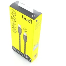 Budi - Kabel USB-C - USB-C 2,4A, 1 m (schwarz)