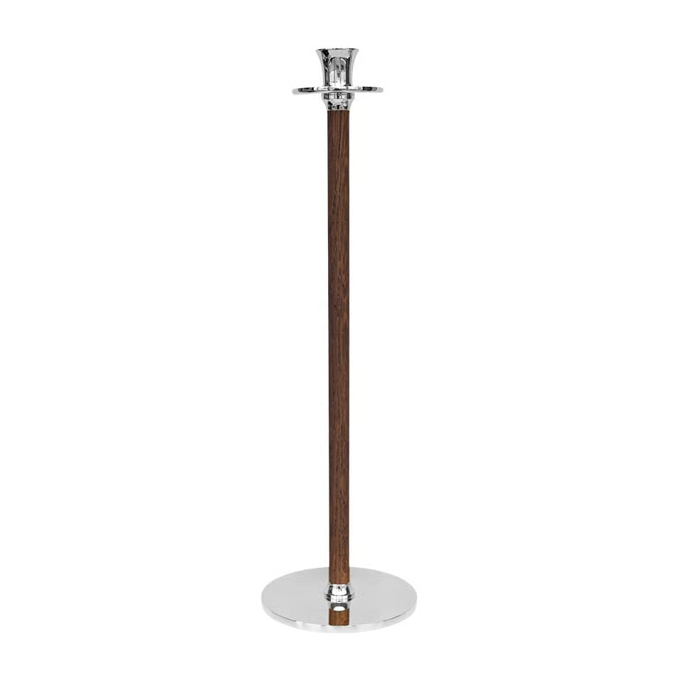 Hilke Collection Alto Basso kandelaar van vernikkeld messing