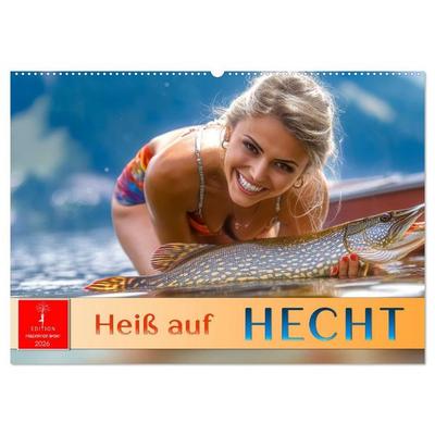 Heiß auf Hecht (Wandkalender 2026 DIN A2 quer), CALVENDO Monatskalender