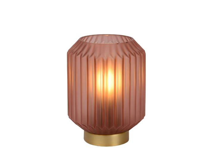 Lucide SUENO - Tafellamp - Ø 13 cm - 1xE14 - Roze