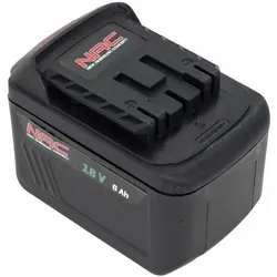 NAC, Werkzeugakku + Ladegerät, Batterie 18V B18-60-S 6,0Ah (60 V)