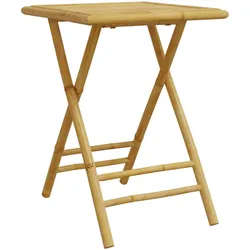 vidaXL Gartentisch Klappbar 55x55x75 cm Bambus