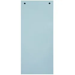 Exacompta Packung mit 100 Trennstreifen gelocht aus Recycling-Karton 180g/qm, 105x240mm - Forever