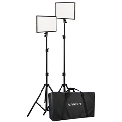 Nanlite Lumipad 25 LED 2 Light Kit With Stand And Bag (Videoleuchte), Dauerlicht