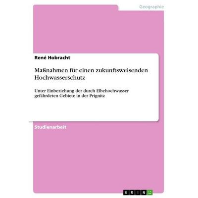 Maßnahmen für einen zukunftsweisenden Hochwasserschutz, Taschenbuch von René Hobracht, GRIN, 978-3-640-69563-8