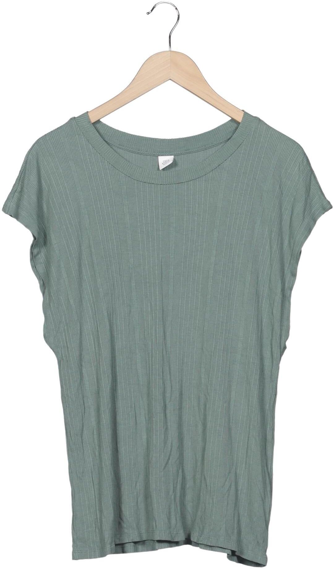Kauf dich glucklich Damen T-Shirt, Grün, Gr. XL, Viskose / Elasthan - Second Hand