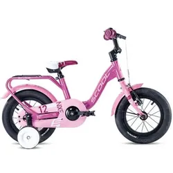 SCOOL 12 Zoll Kinderfahrrad S'COOL niXe 12-1S, Größe 85–100 cm in Pink Pink
