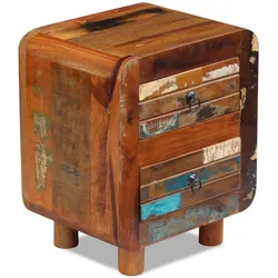 vidaXL Nachttisch Altholz Massiv 43x33x51 cm