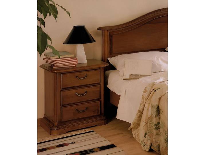 JVmoebel Nachttisch Eleganter Nachttisch aus Holz im zeitlosen Art Deco Stil, braun (1-St., Nachttisch), Made in Europa