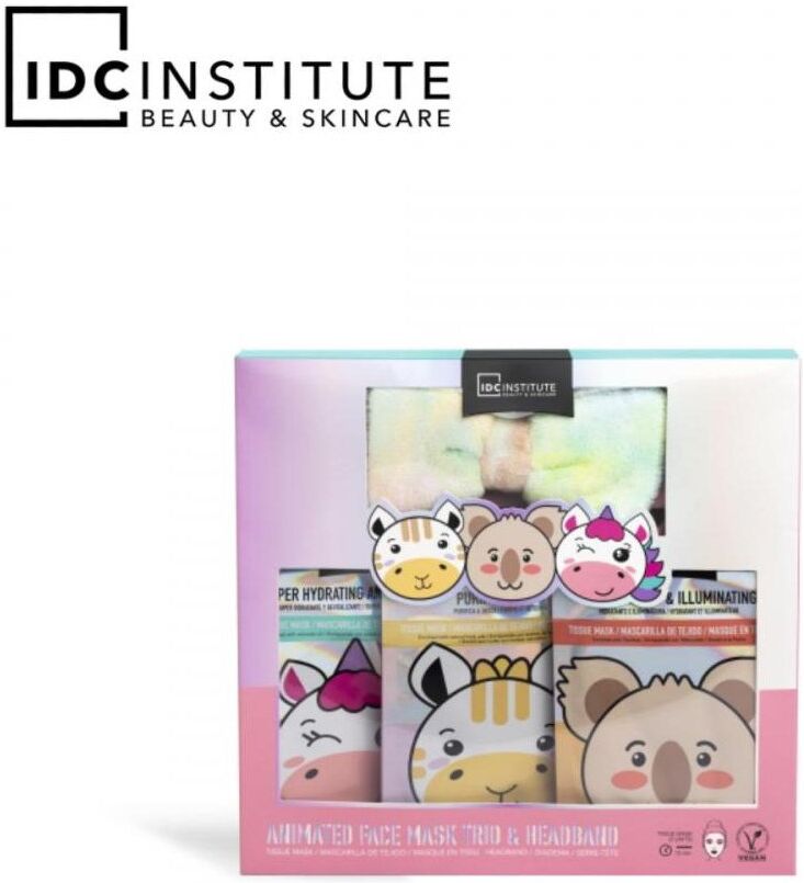 Maschera bellezza Idc Institute Set maschere viso animali confezione r
