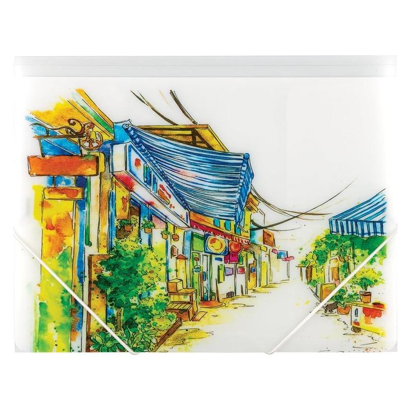 Centrum Elastikmappe PP C4, med print (A4, 1x) (88815)