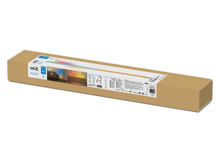 WiZ Pole-Stehleuchte, Wi-Fi/Bluetooth, Weiß, Wi-Fi 4 (802.11n), 802.11b, 802.11g, LED, Kunststoff, Nicht austauschbare(s) Leuchtmittel