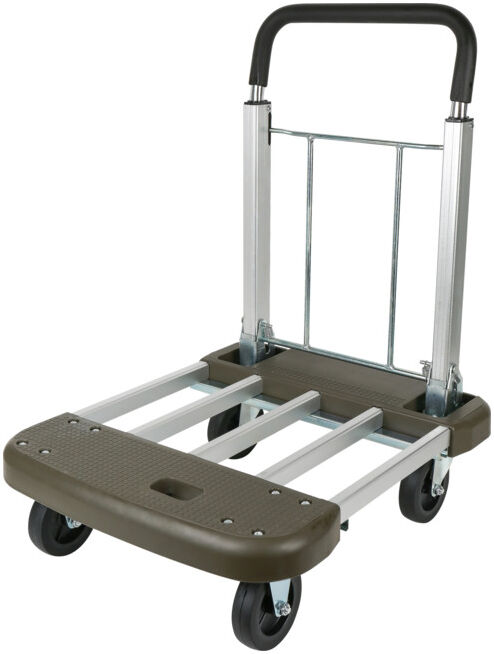 Chariot plate-forme réglable pliable STIER, capacité de charge 150 kg (904300)