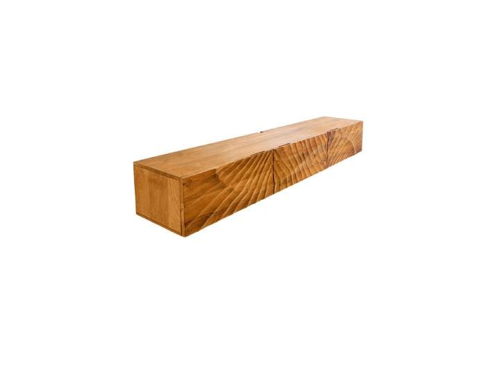Hängendes Massivholz Lowboard „Skorpion“ Mangoholz Natural 160 x 33 cm Invicta Interiors
