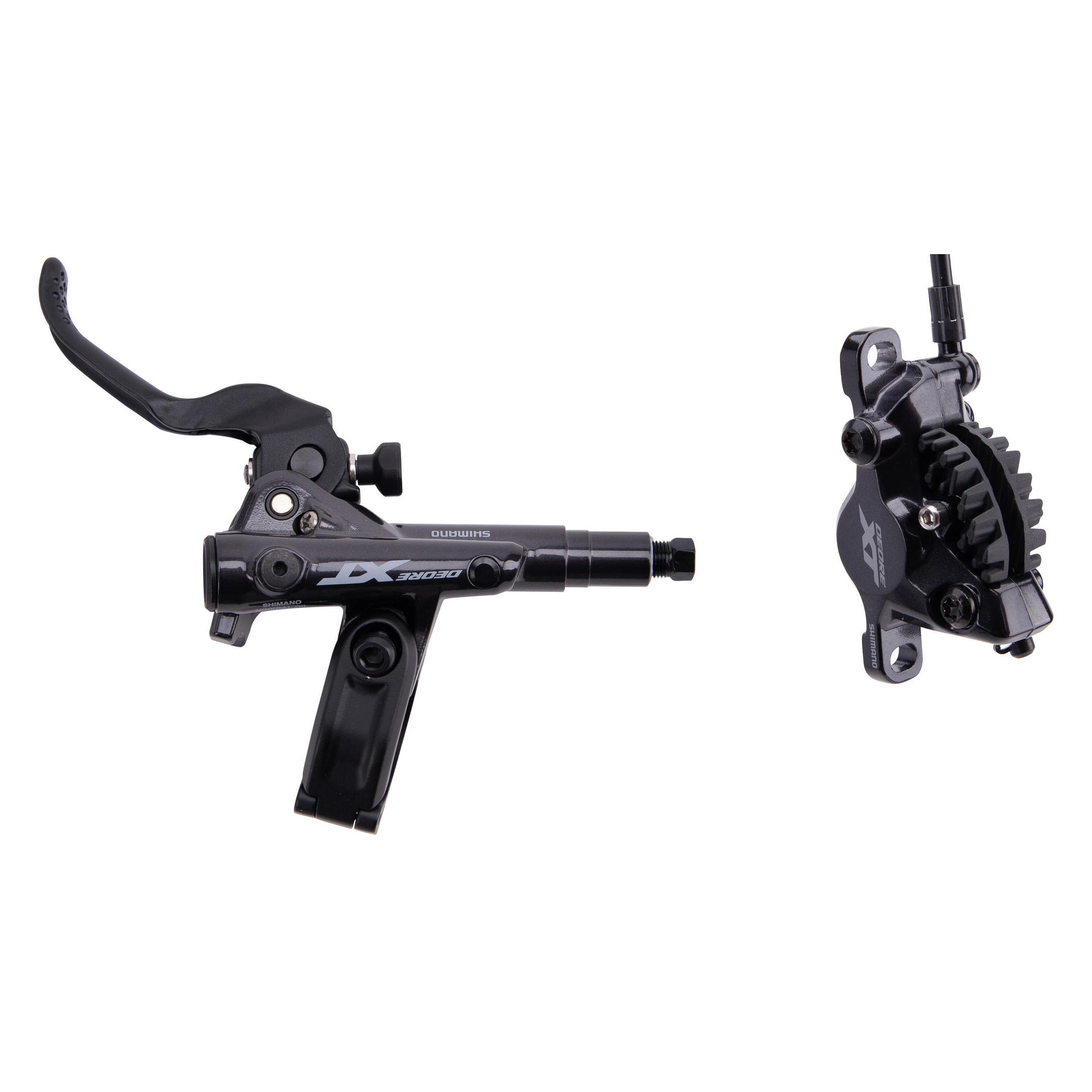 Shimano XT Scheibenbremse BR-M8100 mit Metallbelag J-Kit (Hinterradbremse, Bremshebel, Bremssattel, 2) (IM8100JLFPNA100)