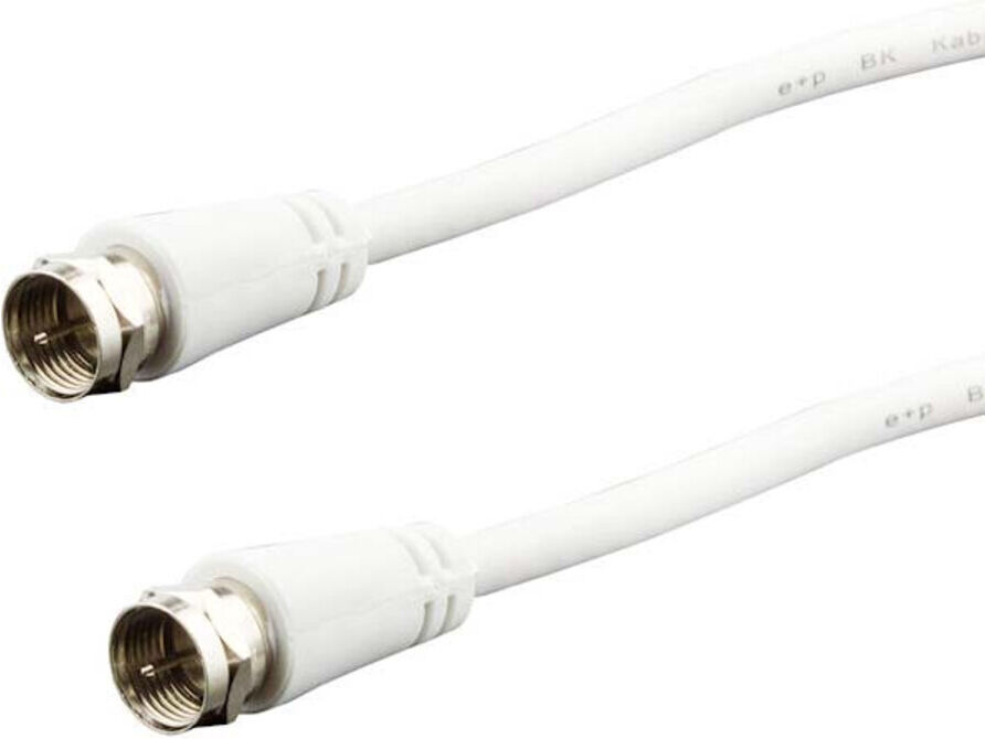 e+p F-Anschlusskabel 2,5m weiß FA 25 LOSE (000183910000)