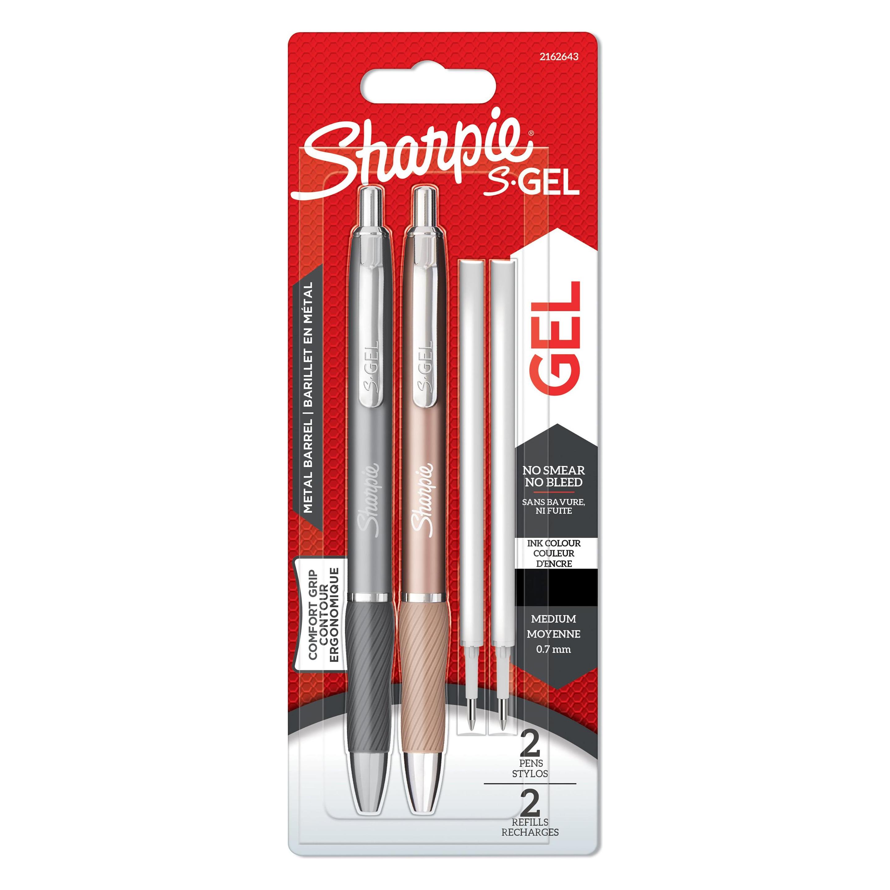 Sharpie Gelschreiber S-Gel Metal 2er Set+2Minen Schwrz (2x) (2162643)