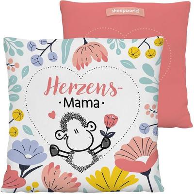 Plüschkissen Motiv Mama