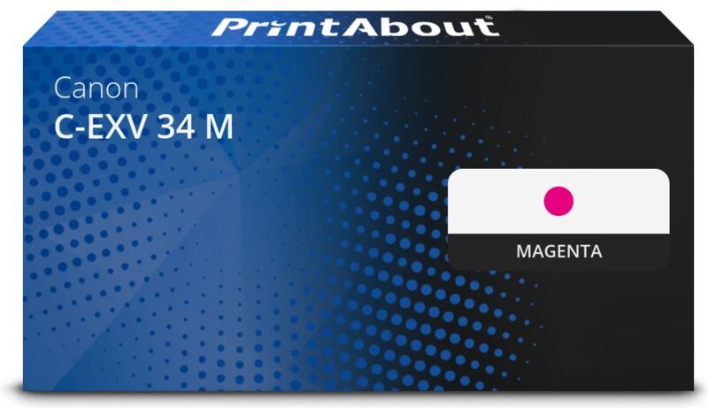 PrintAbout Toner compatible Canon C-EXV 34 M - Magenta Magenta