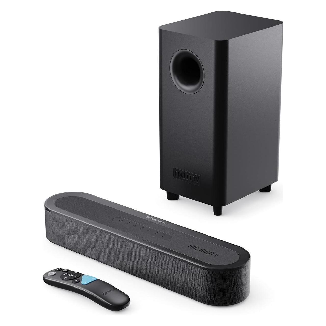 Majority Bowfell Axis 2.1 Atmos - Schwarz (2.1 Kanal) (68965800)
