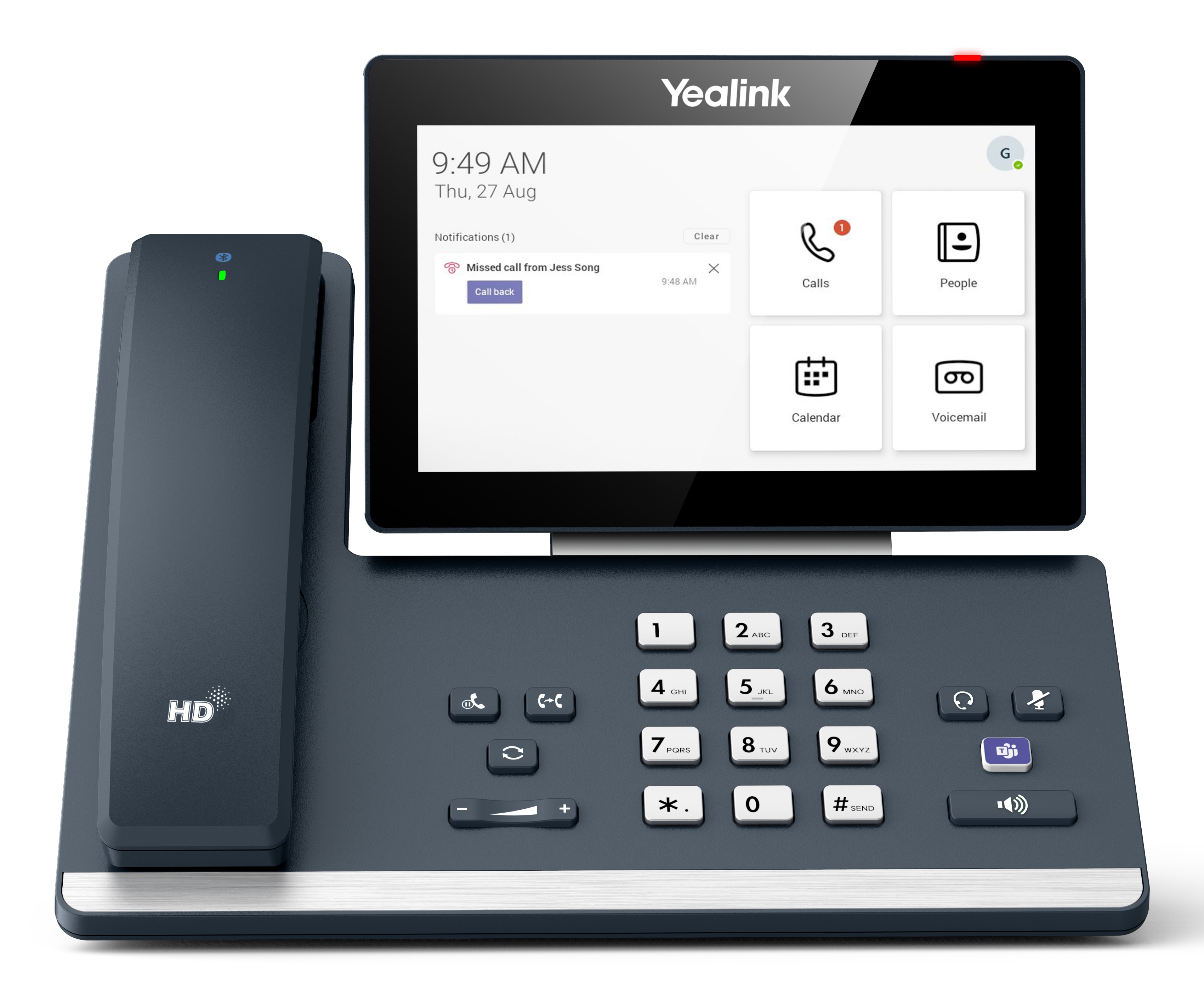 Yealink MP58-WH E2 VoIP-Telefon mit Bluetooth-Schnittstelle