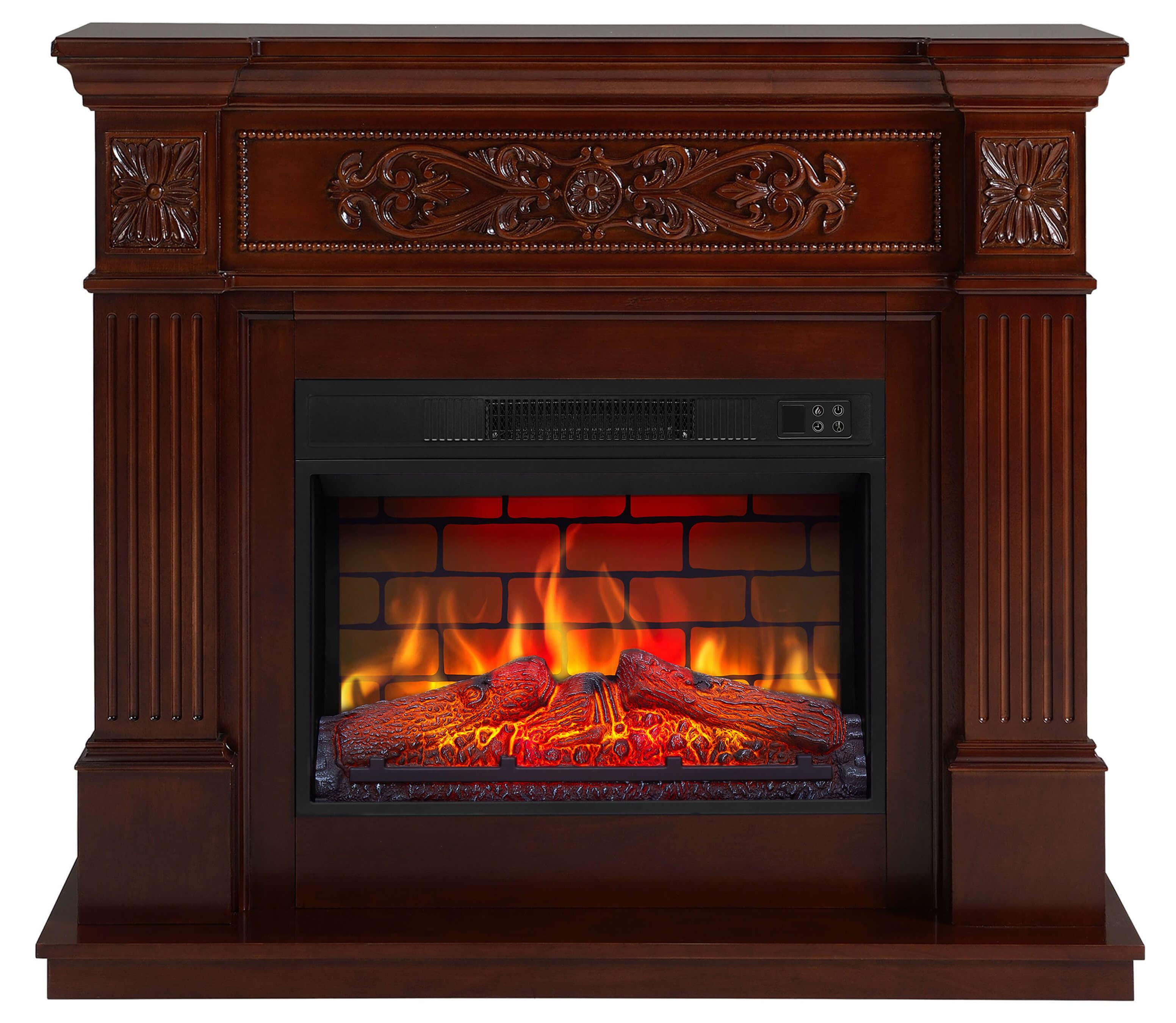 Elektrokamin ArtiFlame Toscana AF23BS russet - freistehend, LED-Flamme, 1,8 kW Heizung, bis 30 m², mit Soundeffekt