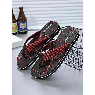 Flip-Flops aus Kunstleder für Herren – perfekt für Resorturlaube, Entspannung am Pool und Strandtage