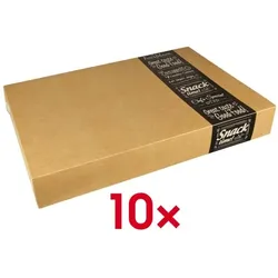 Papstar 10 Transport- und Catering Kartons braun groß - 37,6 x 55,7 cm beige, 55.7x8x37.6 cm