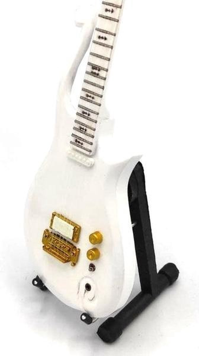Miniatuur gitaar Prince - Cloud Wit