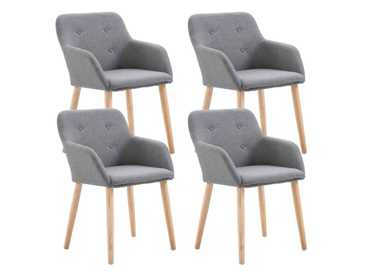 Esszimmerstuhl FABIO 4er Set grau