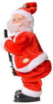 Uplift Essentials Electric Santa Claus Plush Decoration style B
