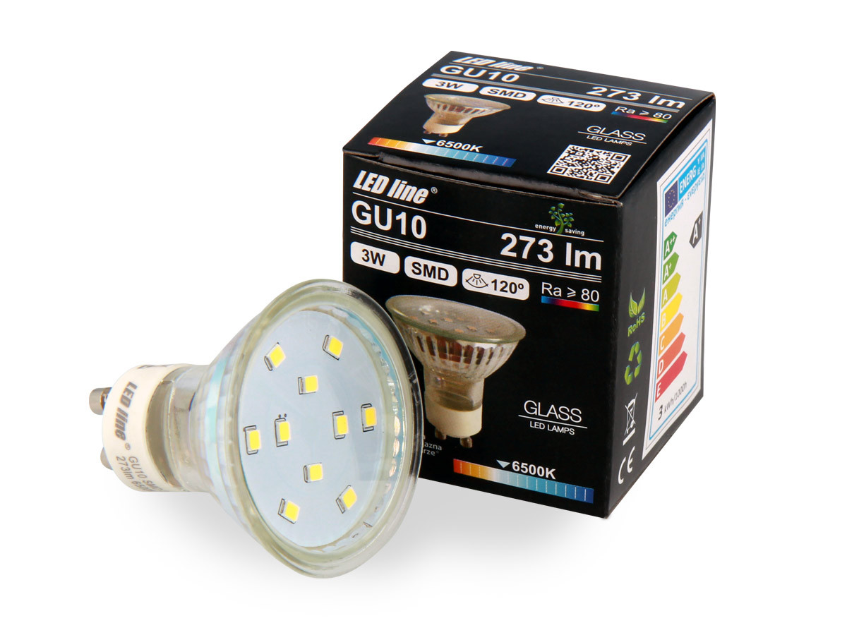 LED-Line LED-strip GU10 3W Koud Wit 6500K 273 Lumen Spotlamp