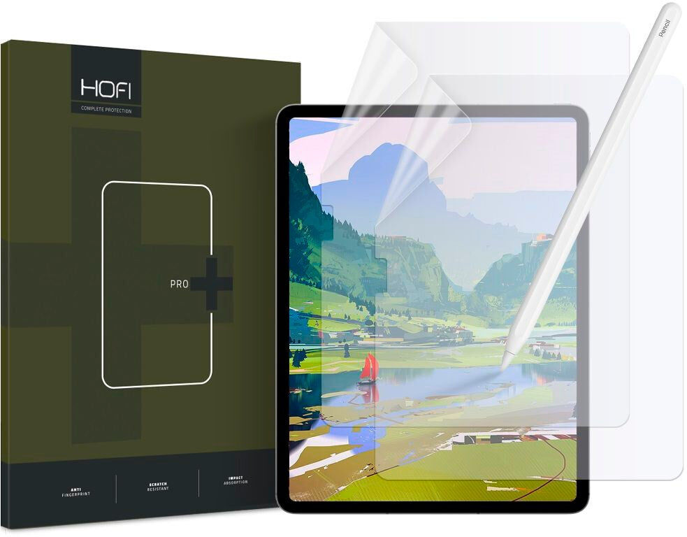 iPad 11" (2025) / iPad 10.9" (2024/2022) HOFI Paper Pro+ Beskyttelsesfilm - Mat Gennemsigtig