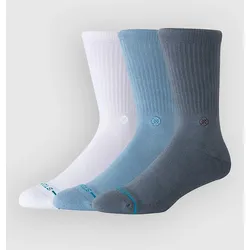 Stance Icon 3 Pack Socken turbulence Gr. M