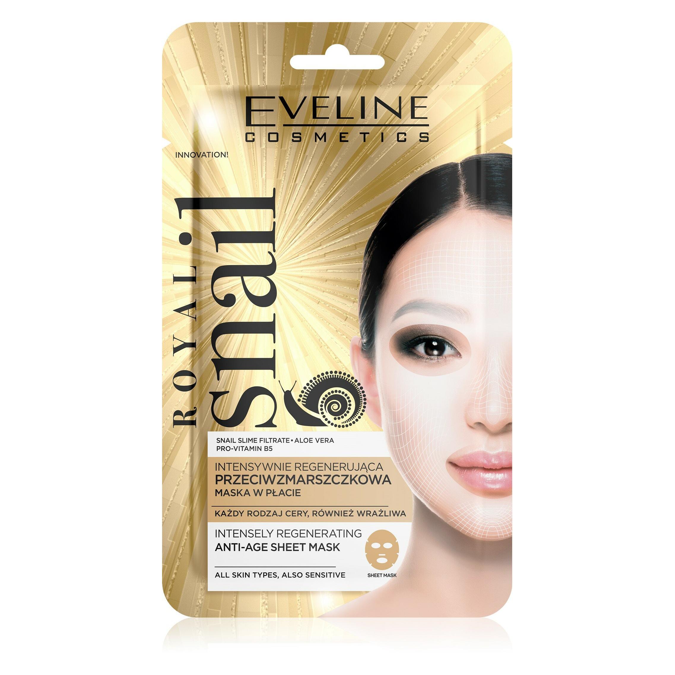 Eveline Royal Snail Intensely Regenerating Anti-Age Sheet Mask Intensive regenerating anti-wrinkle (30347051)
