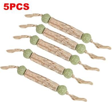 Uplift Picks Natural Silvervine Cat Chew Sticks For Teeth Cleaning And Play 5 Pcs