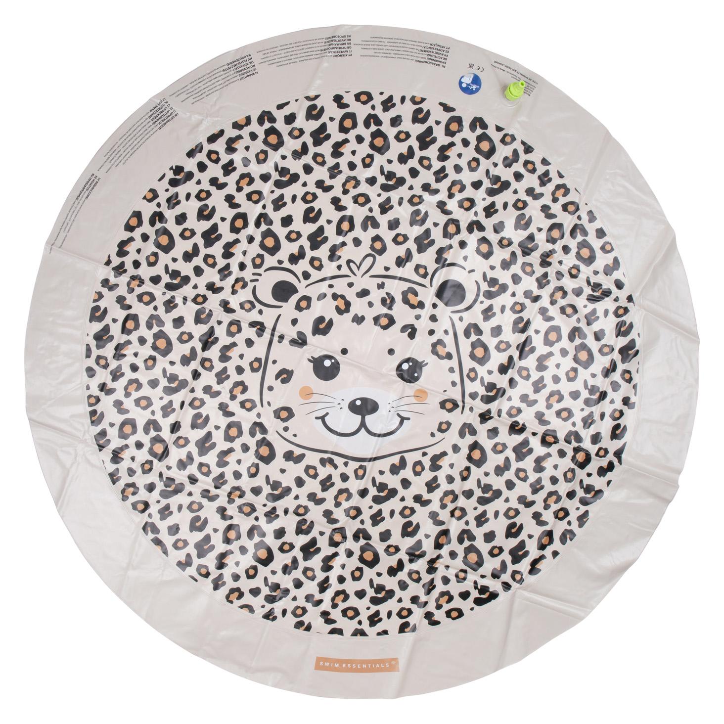 Swim Essentials Beige Leopard Sprinkler mat (150 cm) (36909774)