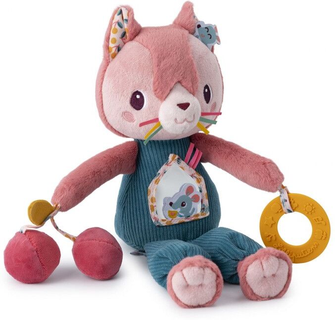Peluche multi-activités Jeanne le chat - Lilliputiens