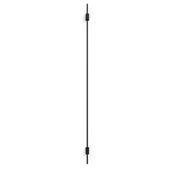 Wever & Ducré LED Design-Wandleuchte FINLIN 3.0, 124cm, 12W 2700K, CRi >90, dimmbar, schwarz WEV-370784B3