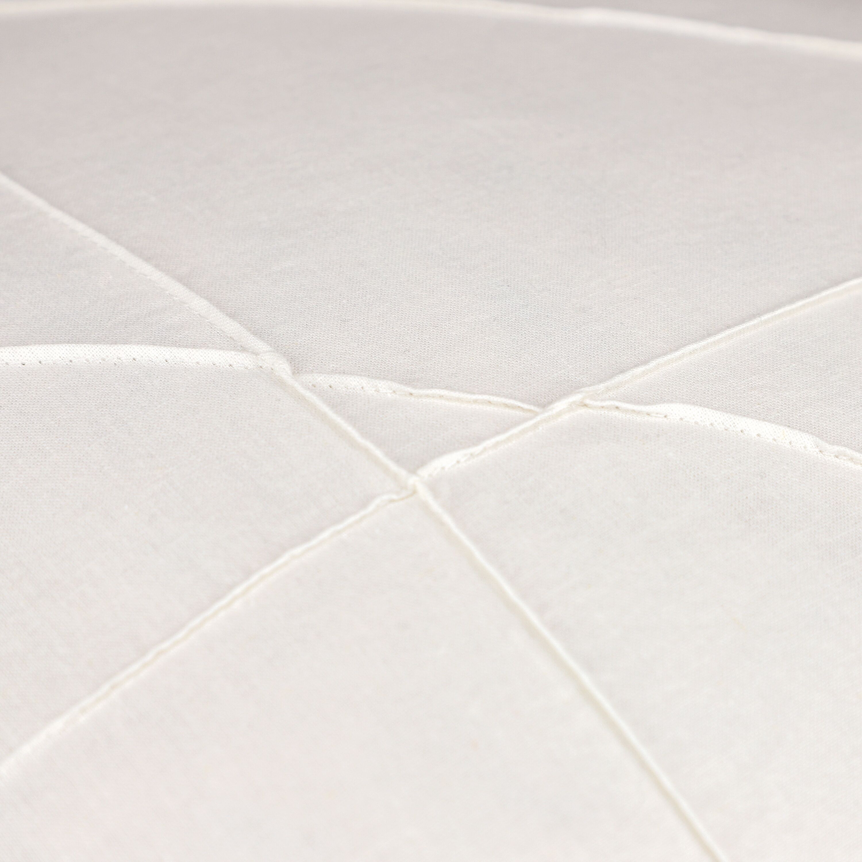 Dekokissen "Pleat", weiss (sanftes weiß, unifarben), B:45cm L:45cm, Mischgewebe, SCHÖNER WOHNEN-KOLLEKTION, Dekokissen_Sitzkissen_Kissenhüllen, Dekokissen, mit hohem Baumwollanteil sanftes weiß, unifarben B/L: 45cm x 45cm, 1 Stk.