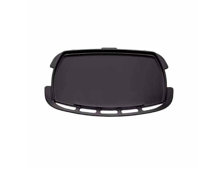 Weber Plancha Full-Size Q2000N-Serie Grillplatte – Weber Grill Ablage/Grill Rollwagen/Grill Erweiterung – schwarz