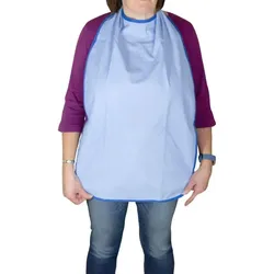 Medi-Inn Esslätzchen 48 x 100 cm waschbar zum Binden Blau