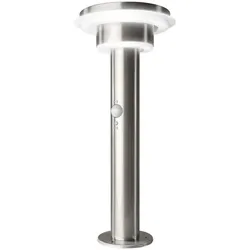 40cm Osram ENDURA STYLE Solar Post Wegeleuchte aus Edelstahl mit Sensor - Bewegungs- & Lichtsensor, 3 Modi, IP44, edles Design für Terrasse & Garten