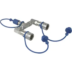 Showtec CO? 3/8 Q-Lock 2-way Splitter Geschlossenes System
