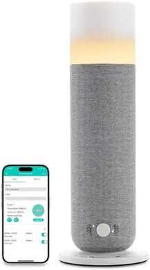 Youfap Market Waterless Essential Oil Diffuser With Candlelight & Atmosphere Lamp, Perfect For Home Ambiance grey