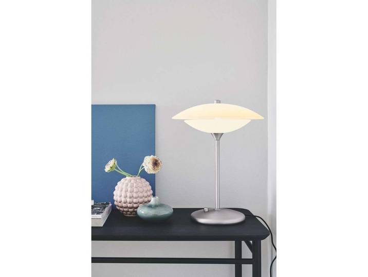 Lampe de table Baroni, noire, hauteur 40 cm, verre - Halo Design - Salon / séjour - Métal