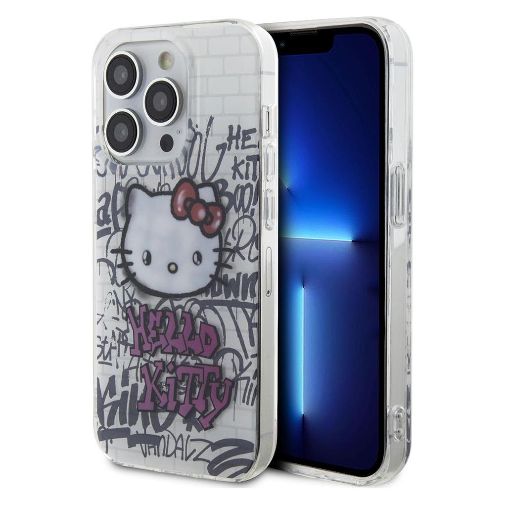 Hello Kitty HKHCP14LHDGPHT iPhone 14 Pro 6.1" biały/white hardcase IML Kitty On Bricks Graffiti (Apple iPhone 14 Pro) (1696244904)