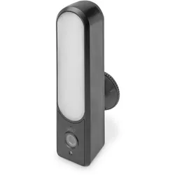 Digitus Smarte Full HD-Außenkamera mit LED-Flutlicht, WLAN + Sprachsteuerung